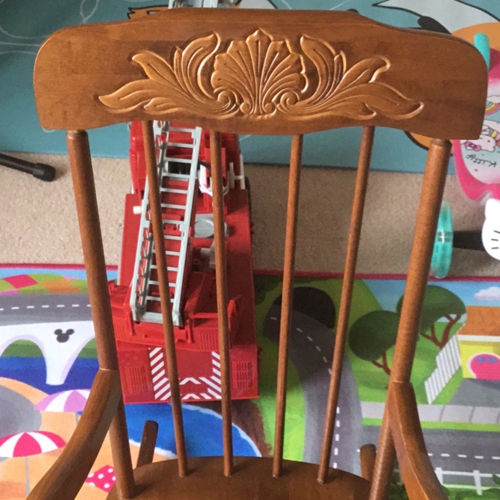 Vintage Wood Racking chair - Picture 3 of 10